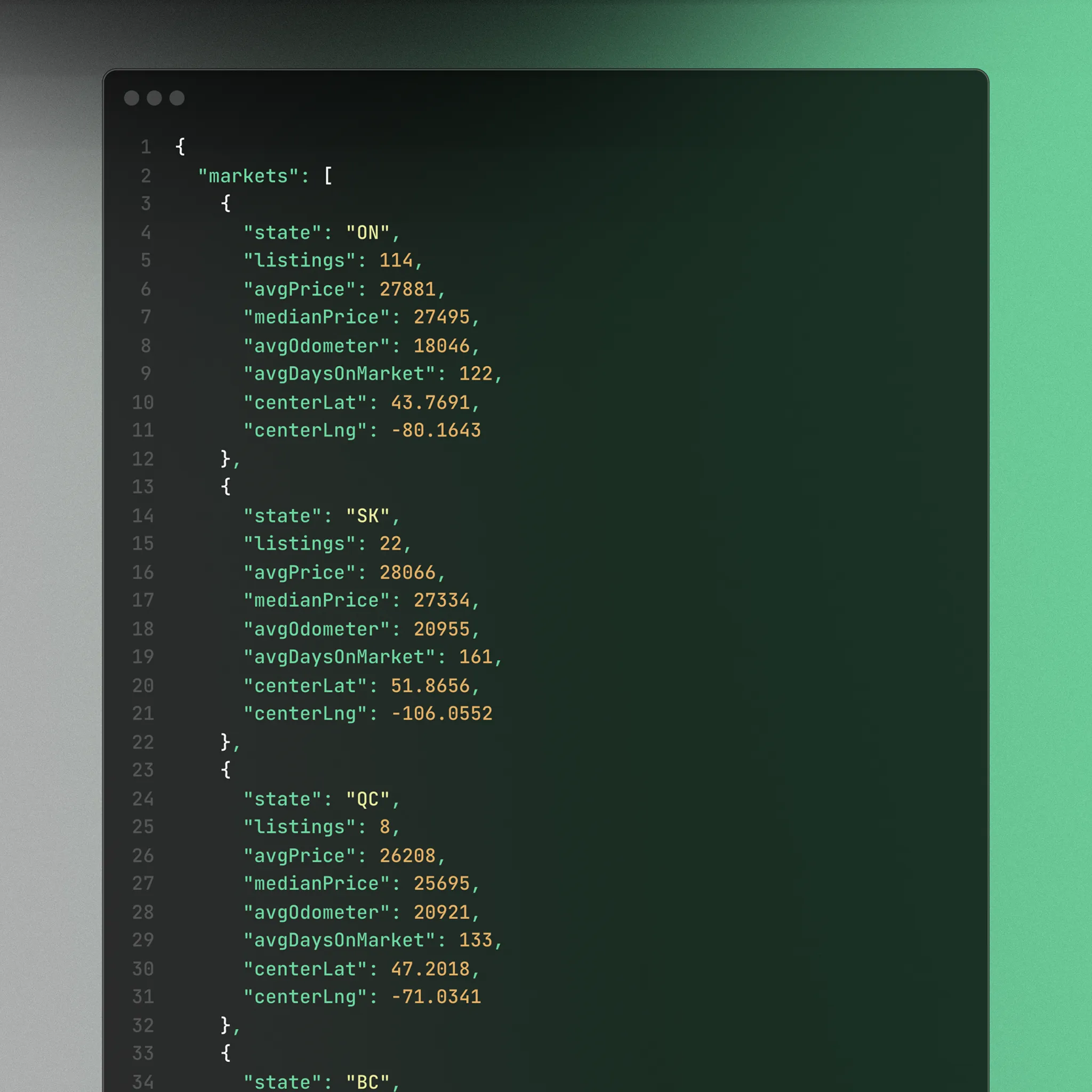 Market Intelligence API