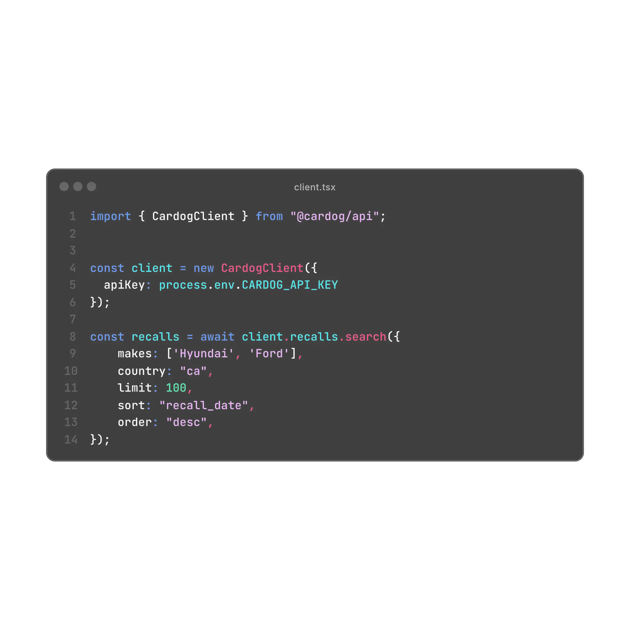 Clean, production-ready API code