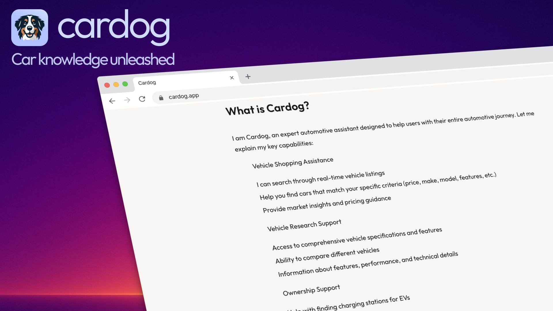 What is Cardog?
