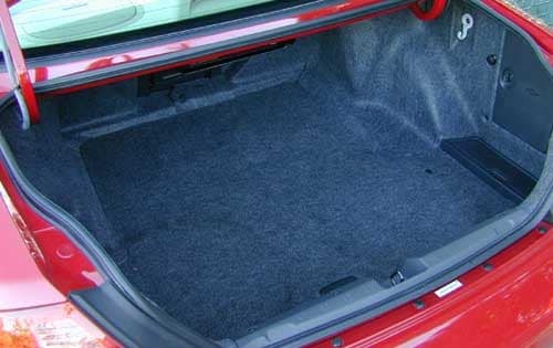 2001 Acura CL interior CARGO