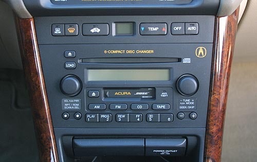 2001 Acura CL interior CC