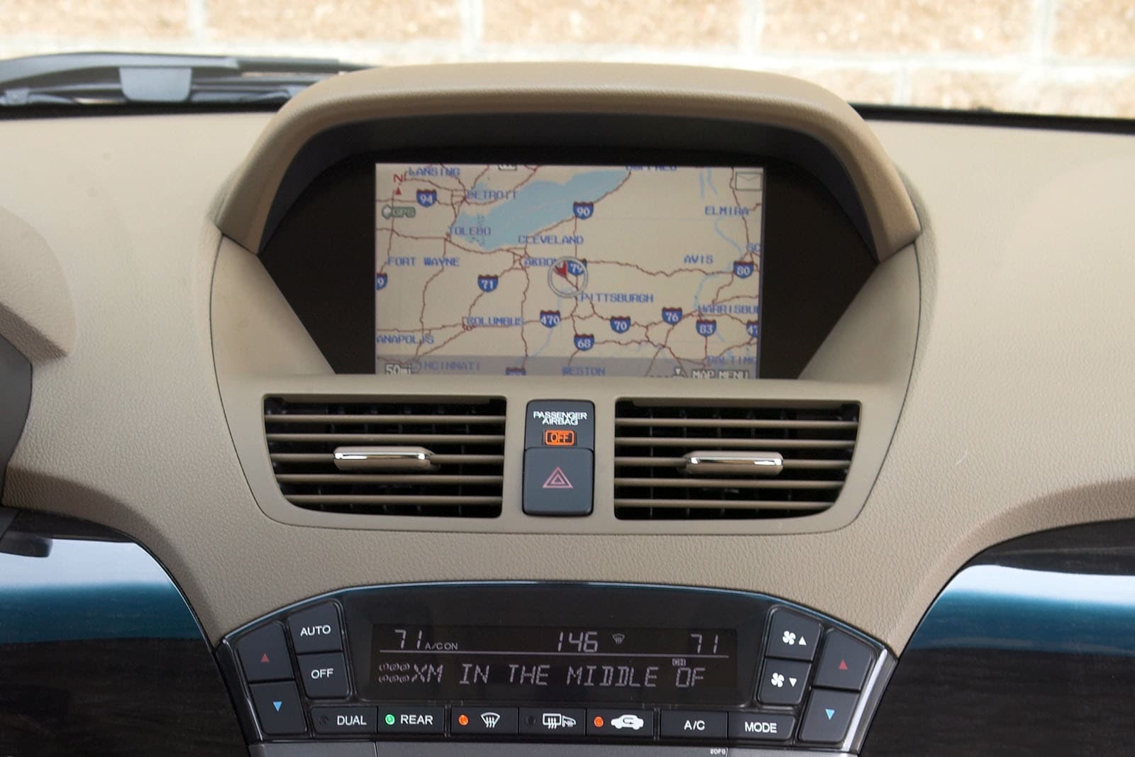 2007 Acura Mdx interior NAVSYS