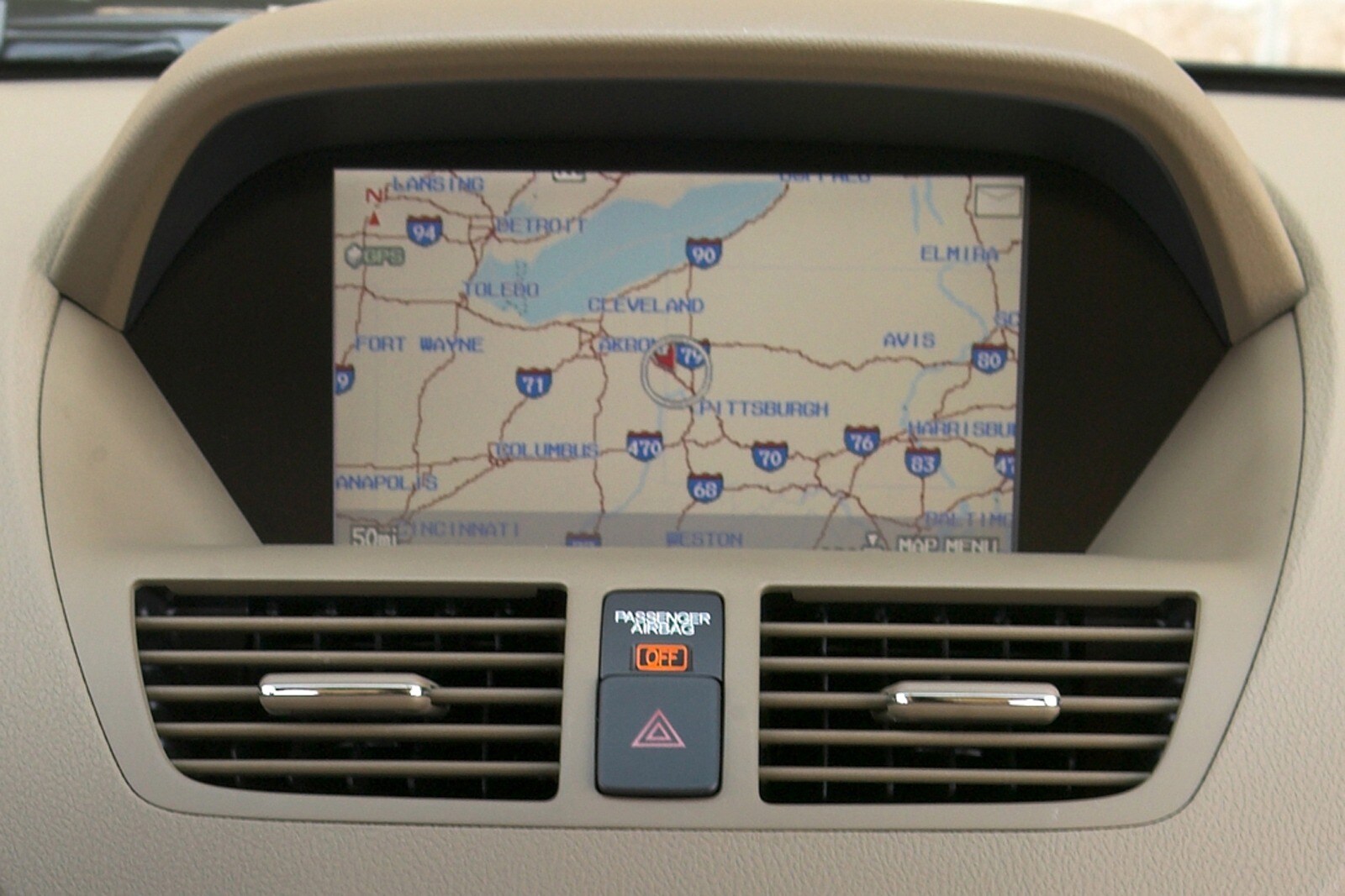 2008 Acura Mdx interior NAVSYS