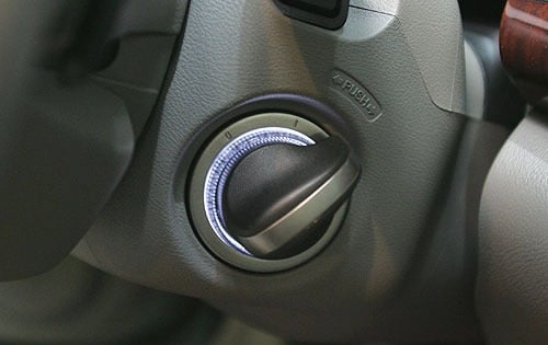 2005 Acura RL interior DETAIL