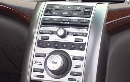 2008 Acura RL interior CC