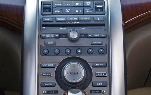 2010 Acura RL interior CC