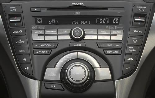 2009 Acura TL interior CC