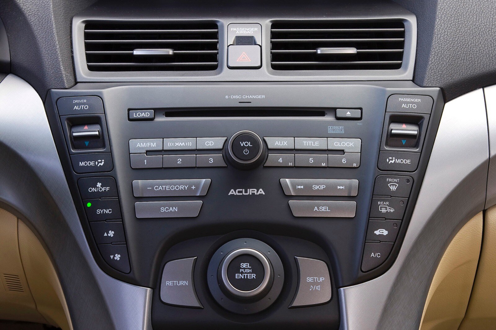 2010 Acura TL interior CC