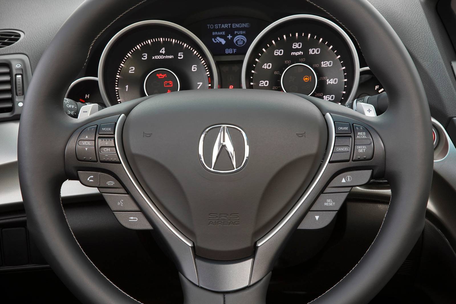2011 Acura TL front safety SWD