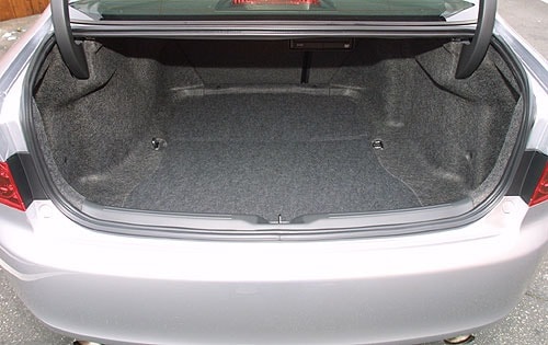 2004 Acura TSX interior CARGO