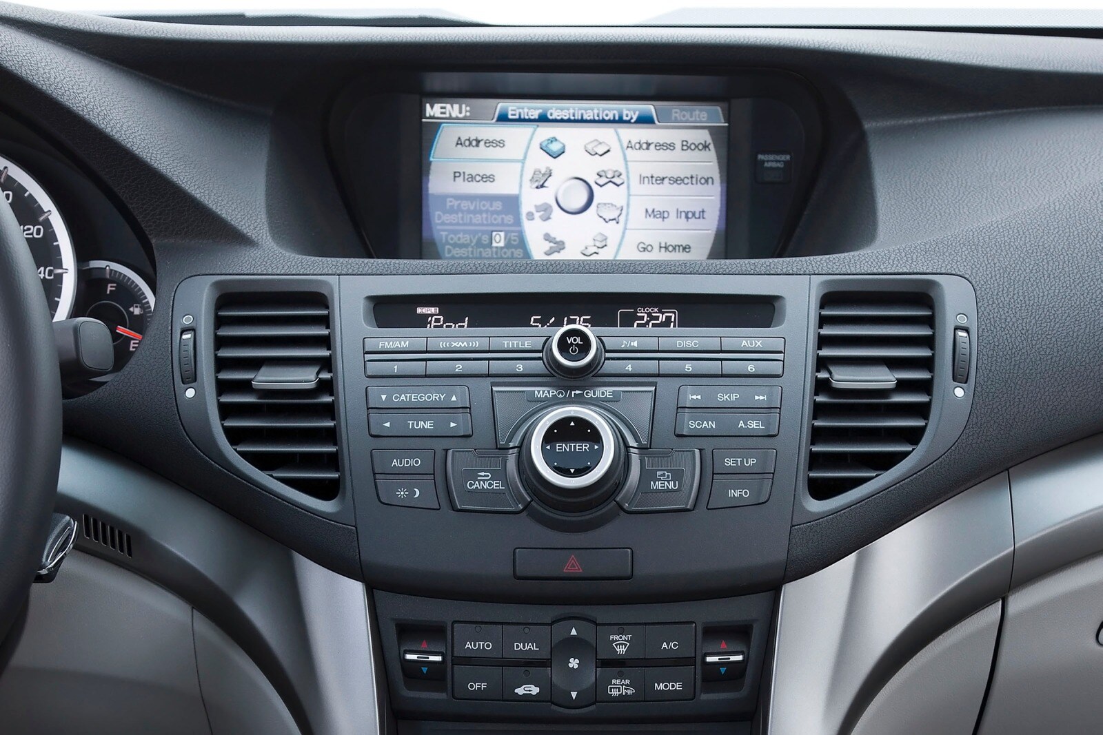 2010 Acura TSX interior CC