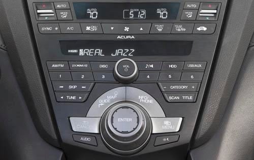 2011 Acura ZDX interior CC