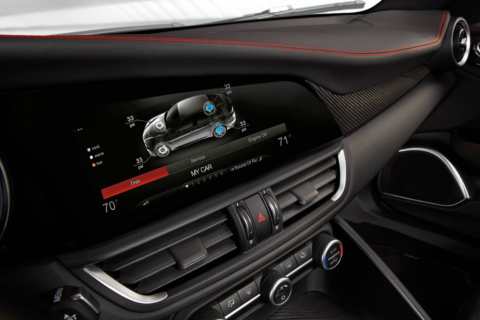 2017 Alfa Romeo Giulia interior CC