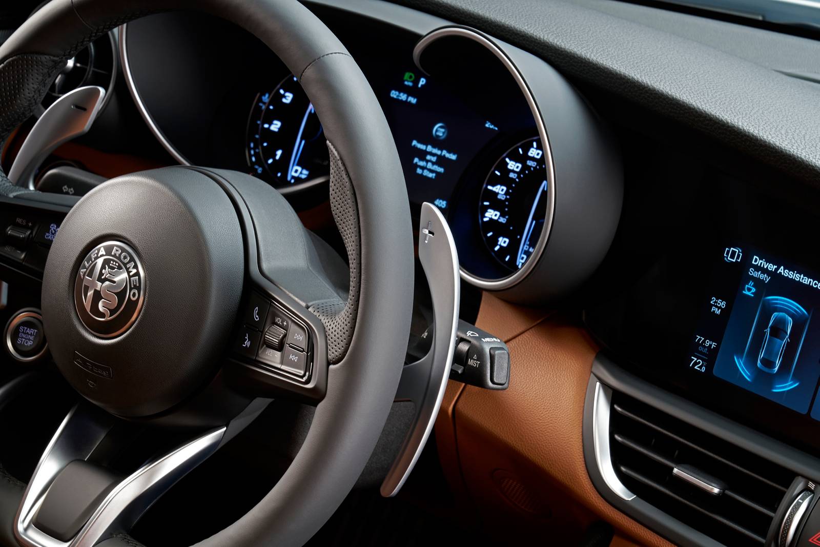 2022 Alfa Romeo Giulia interior DETAIL