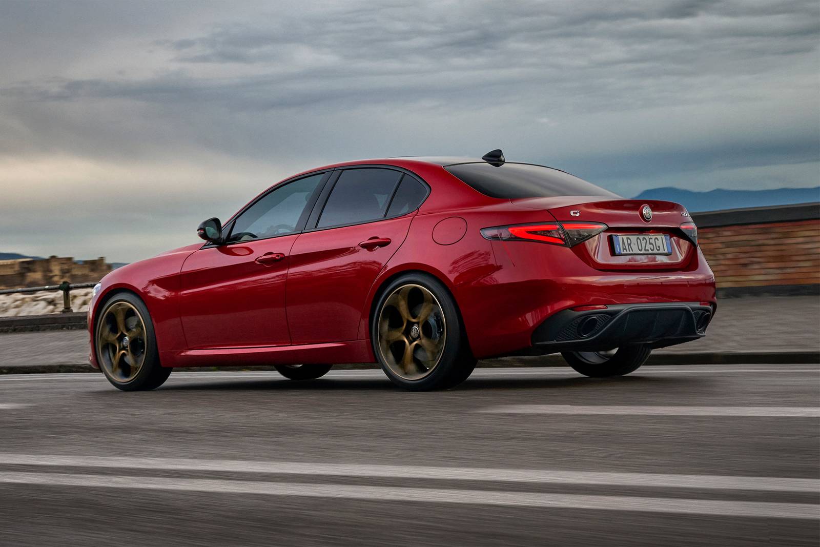 2025 Alfa Romeo Giulia Intensa Sedan Exterior. European Model Shown.