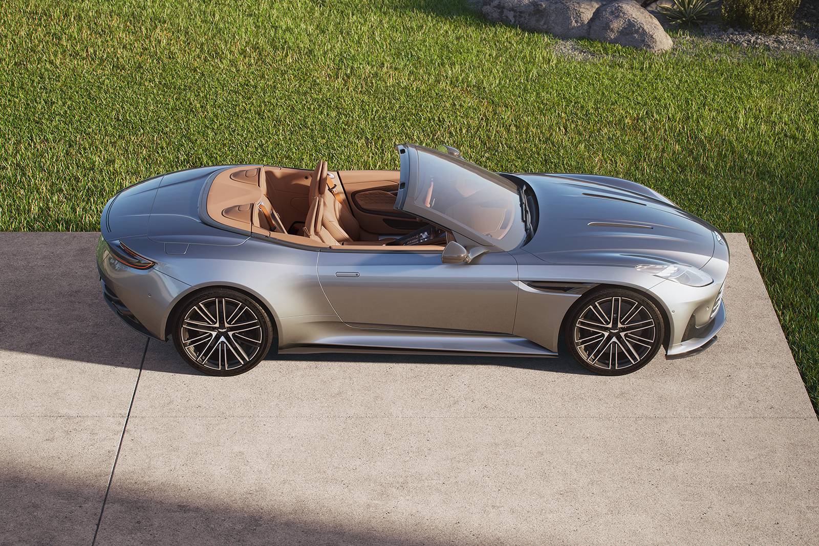 2024 Aston Martin DB12 V8 Volante Convertible Profile