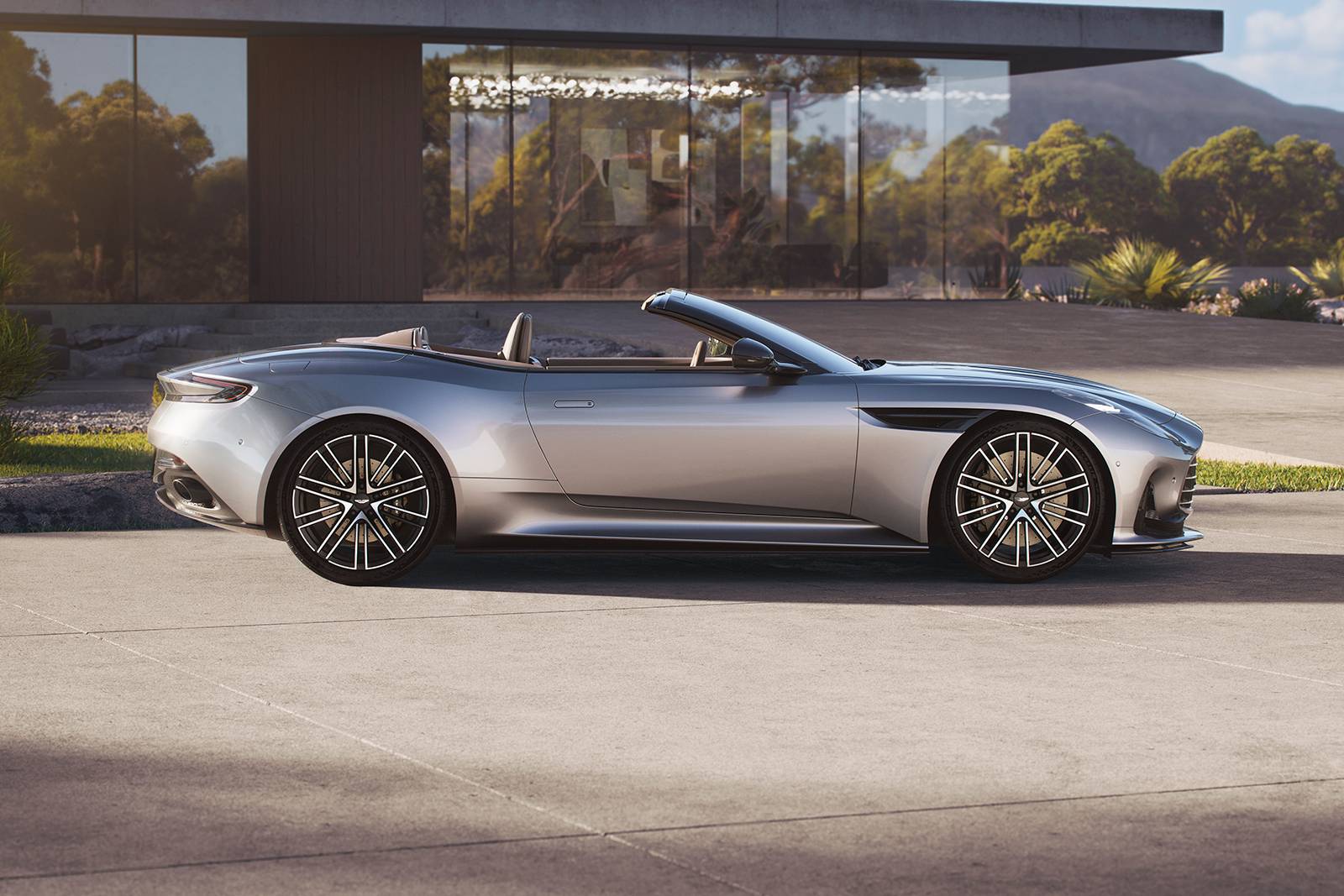 2025 Aston Martin DB12 V8 Volante Convertible Profile