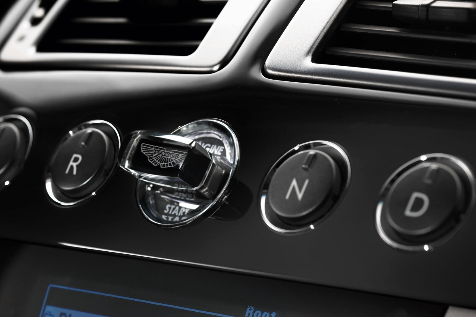 2012 Aston Martin DB9 interior DETAIL