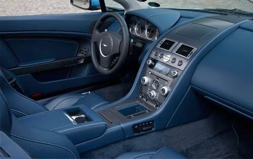2011 Aston Martin V8 Vantage interior DETAIL
