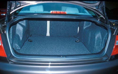 1999 Audi A4 interior CARGO