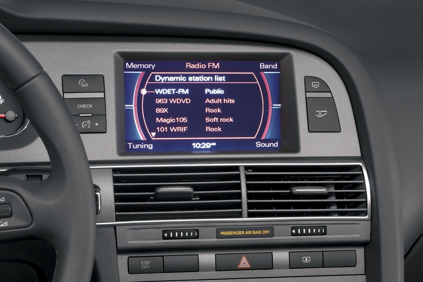 2007 Audi A6 interior CC