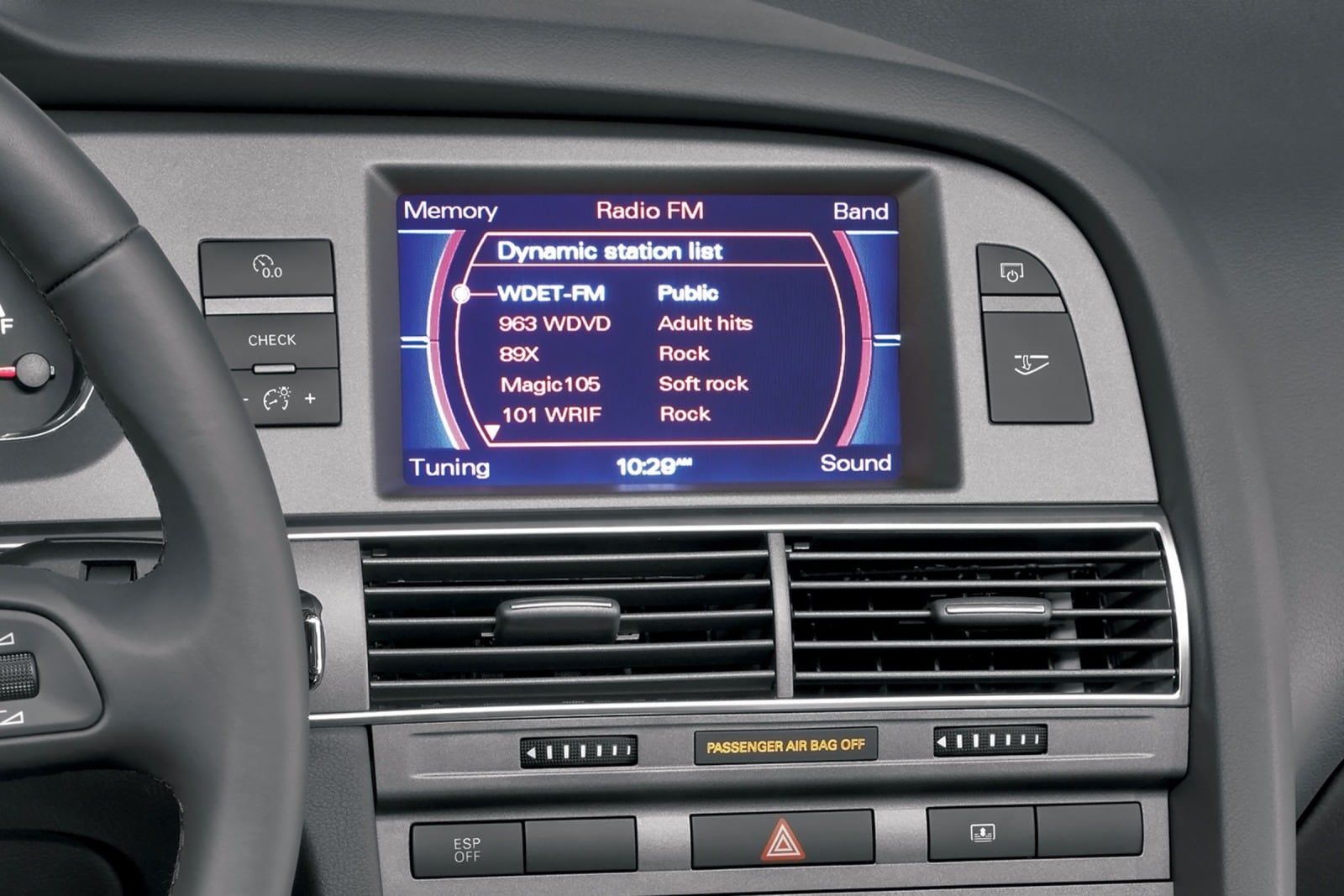 2007 Audi A6 interior CC