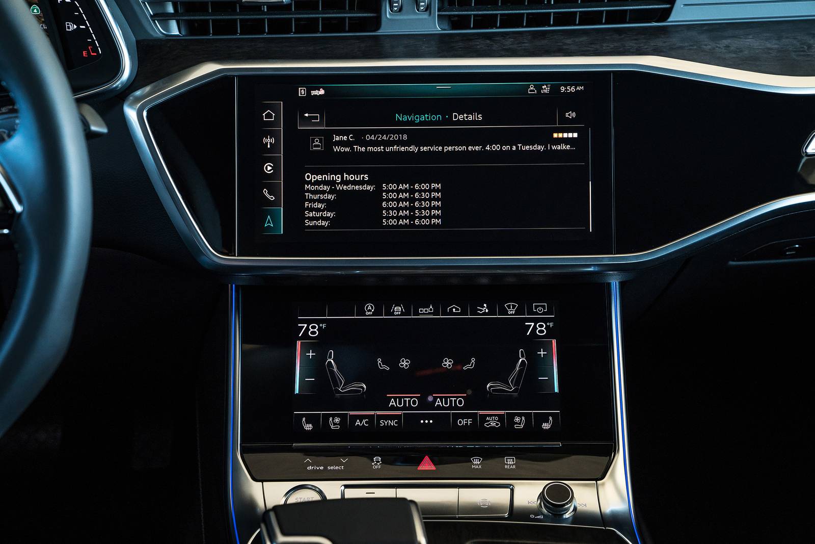 2020 Audi A7 interior CC