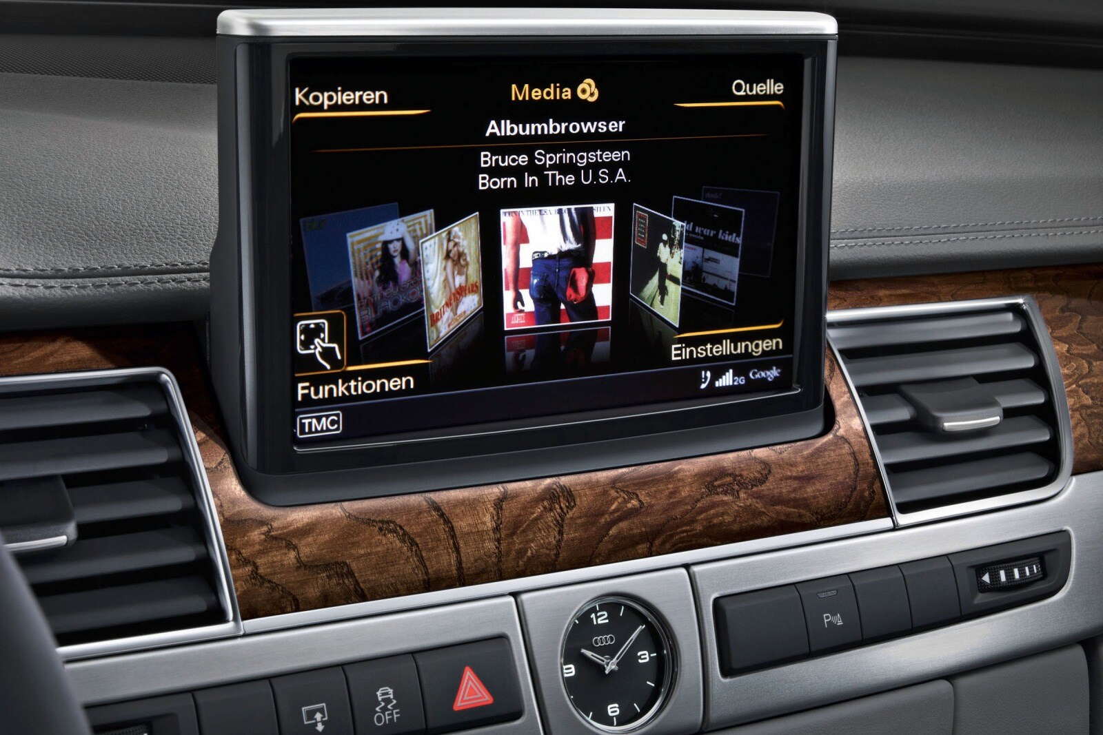 2012 Audi A8 L front safety NAVSYS