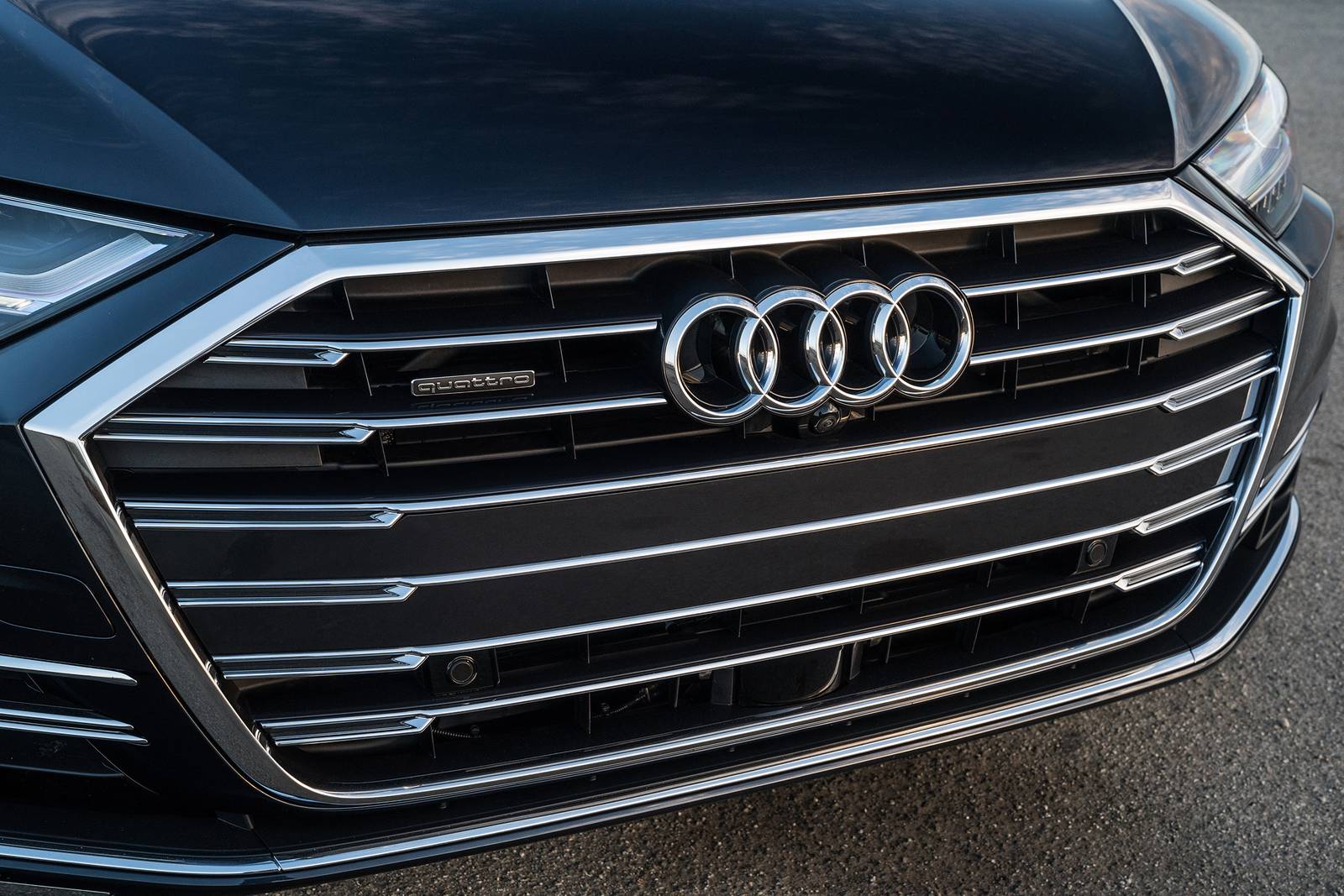 2019 Audi A8 front safety FBDG