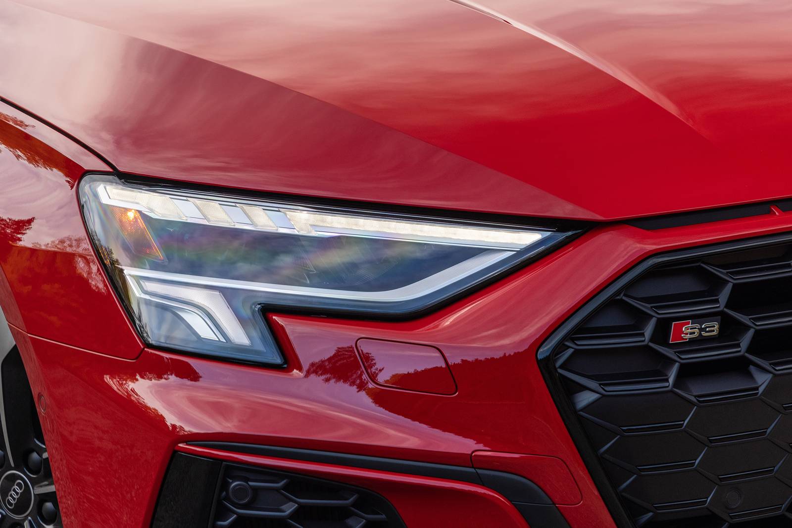 2022 Audi S3 Sedan front safety EDETAIL