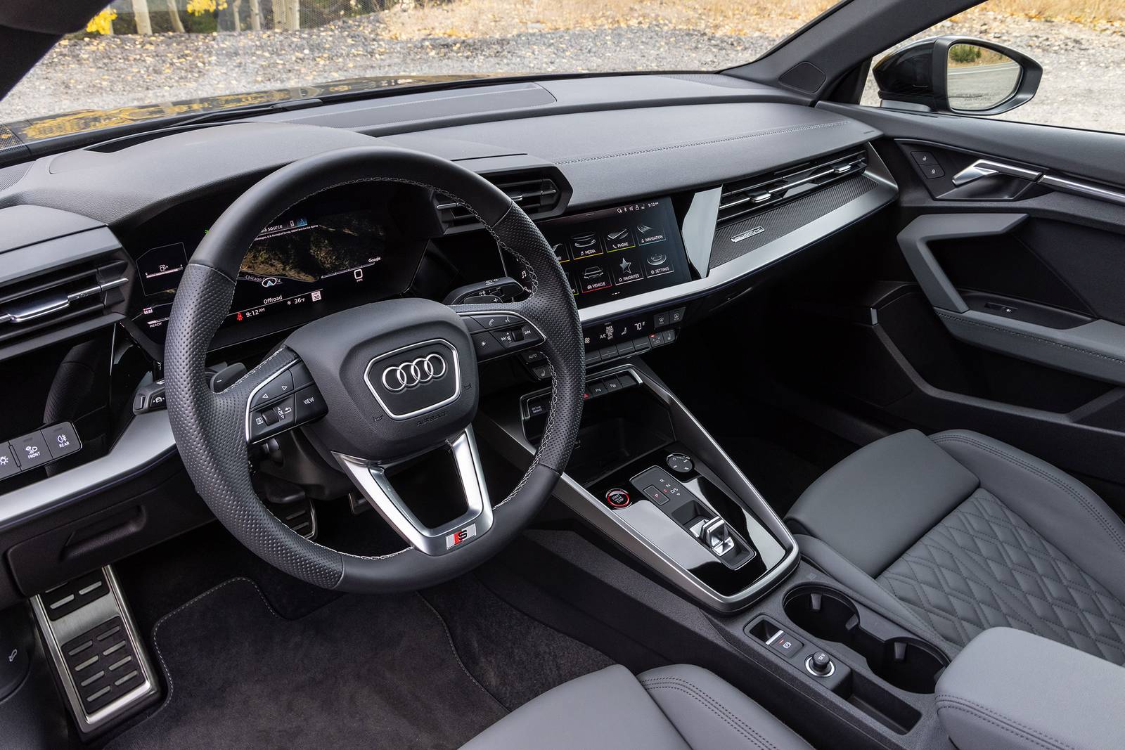 2022 Audi S3 interior SWD