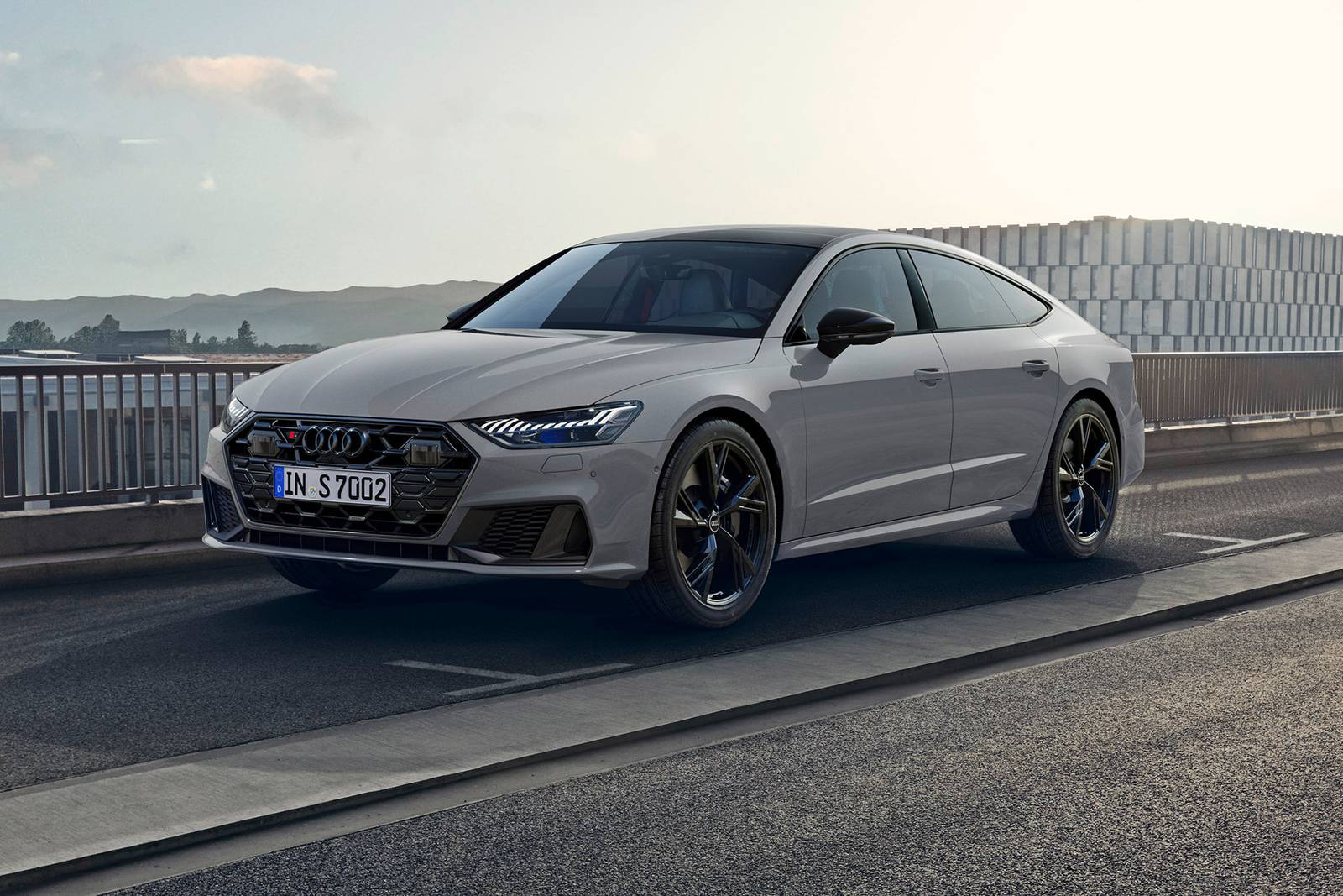2025 Audi S7 Prestige Sedan Exterior Nardo Sport Edition Shown.
