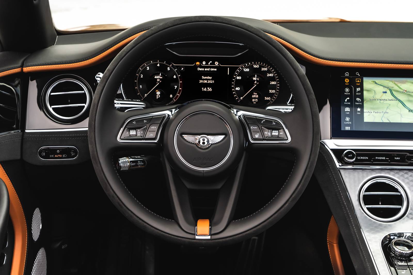 2022 Bentley Continental interior SWD