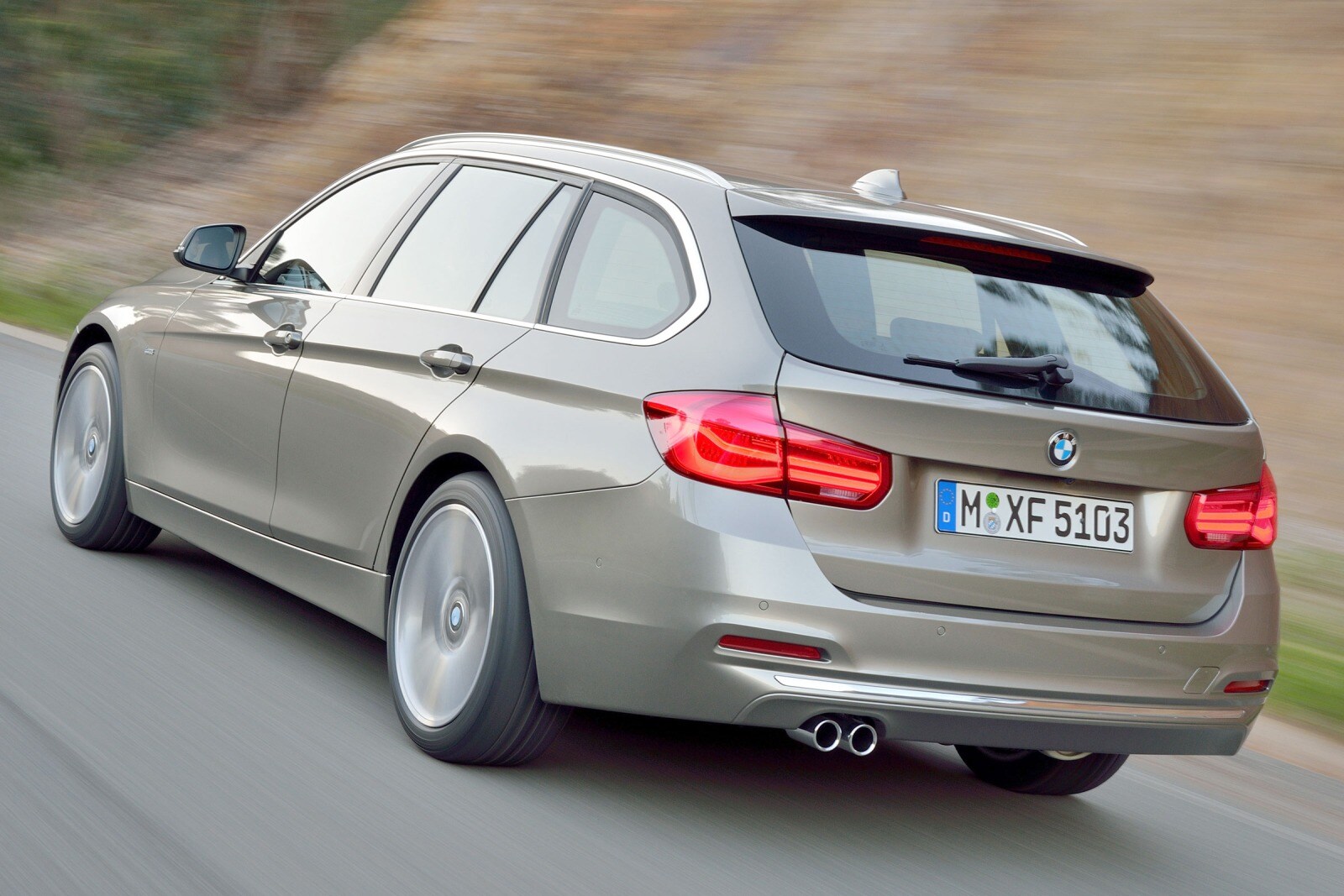 2016 BMW 3 Series 328d xDrive Wagon Exterior. Euro Model Shown.