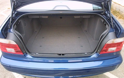 2000 BMW 5 Series interior CARGO