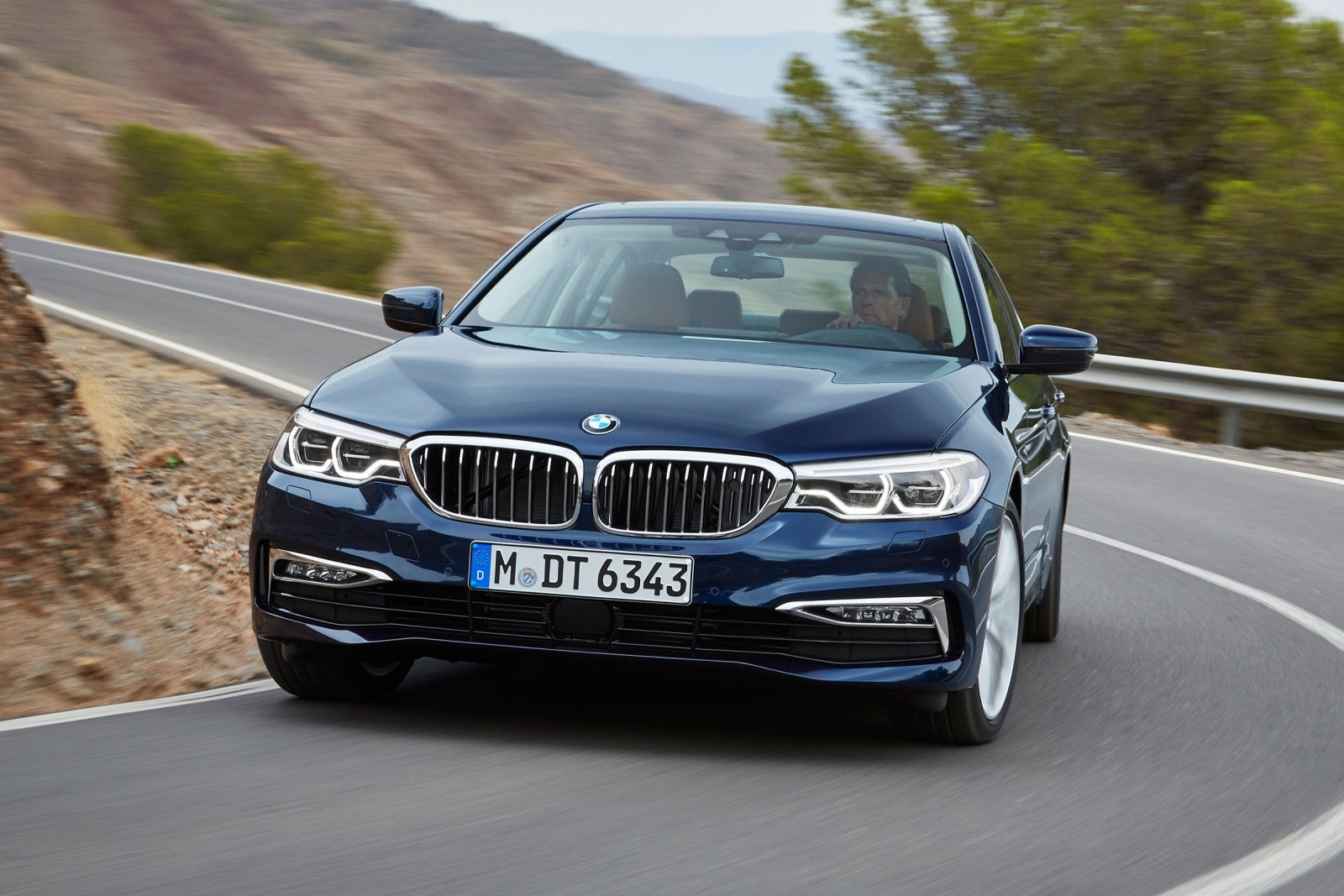 2017 BMW 5 Series 540i xDrive Sedan Exterior. Luxury Package Shown.