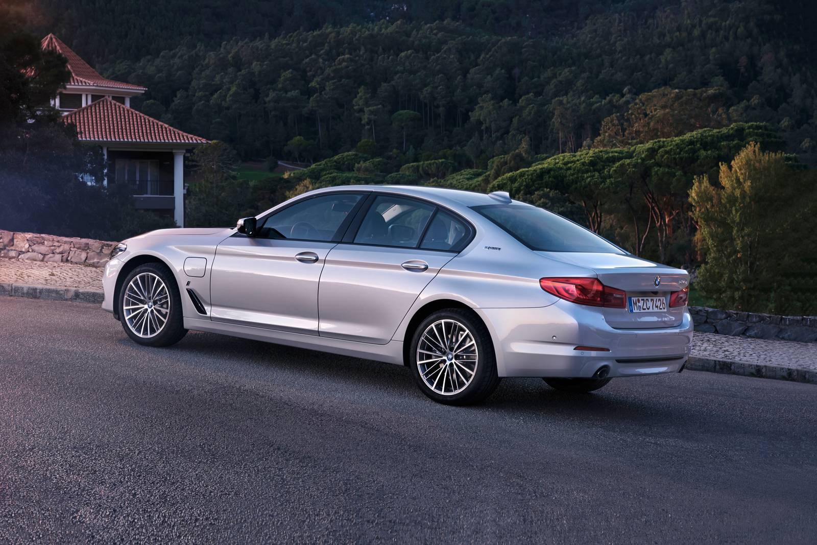BMW 5 Series 530e iPerformance Sedan Exterior. Options Shown.