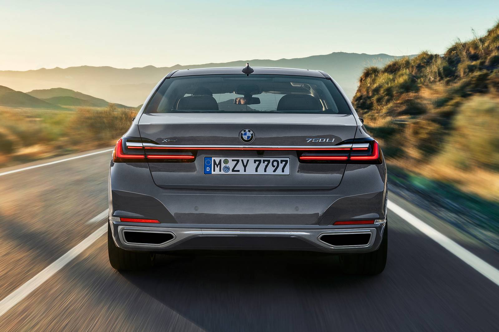 BMW 7 Series 750i xDrive Sedan Exterior. European Long Wheel Base Shown.