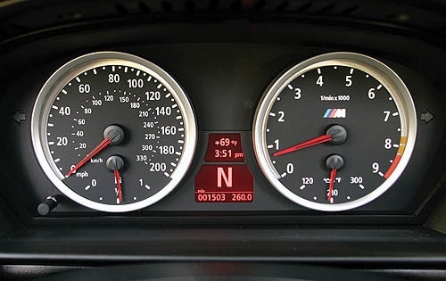 2006 BMW M5 interior G