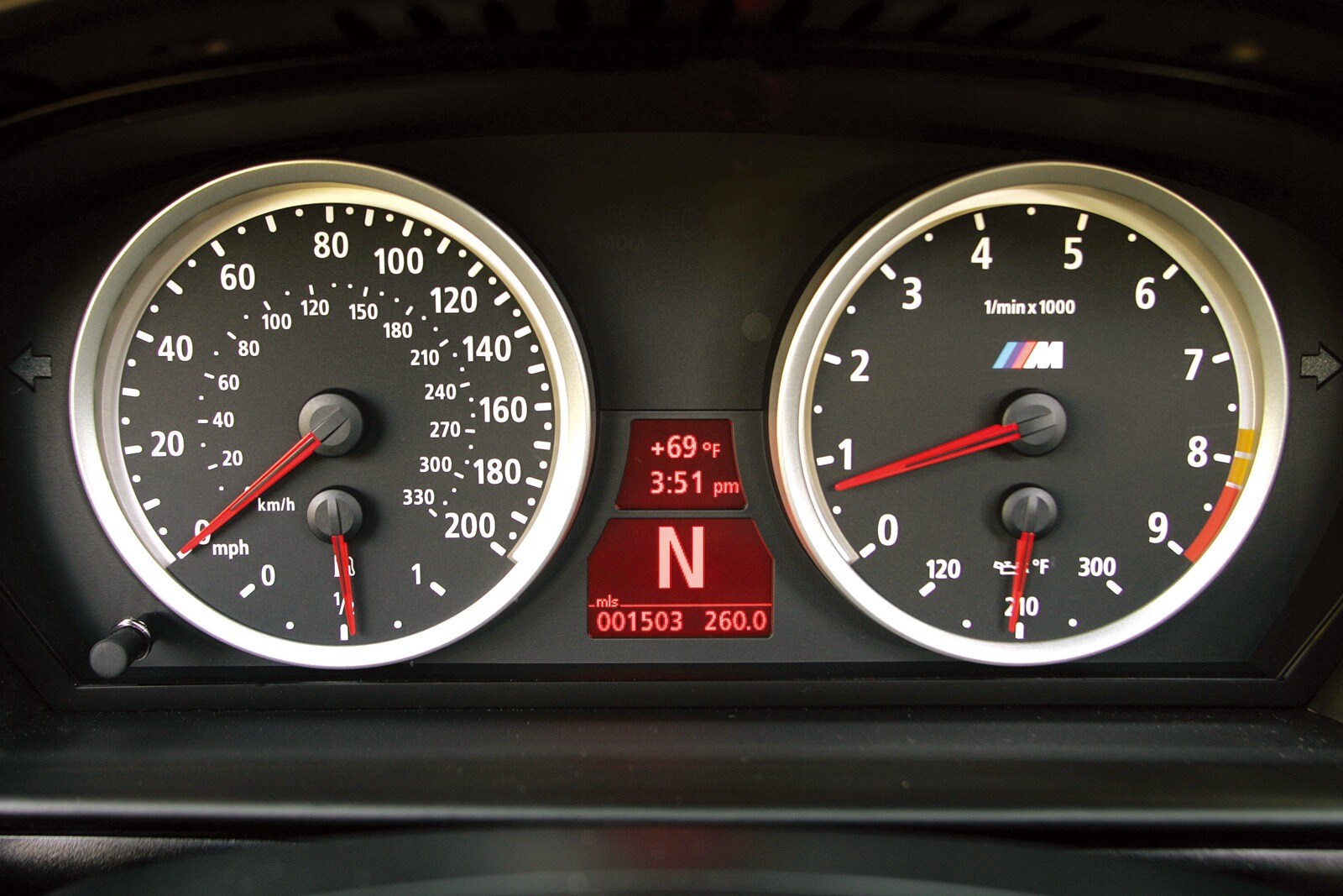 2009 BMW M5 interior G