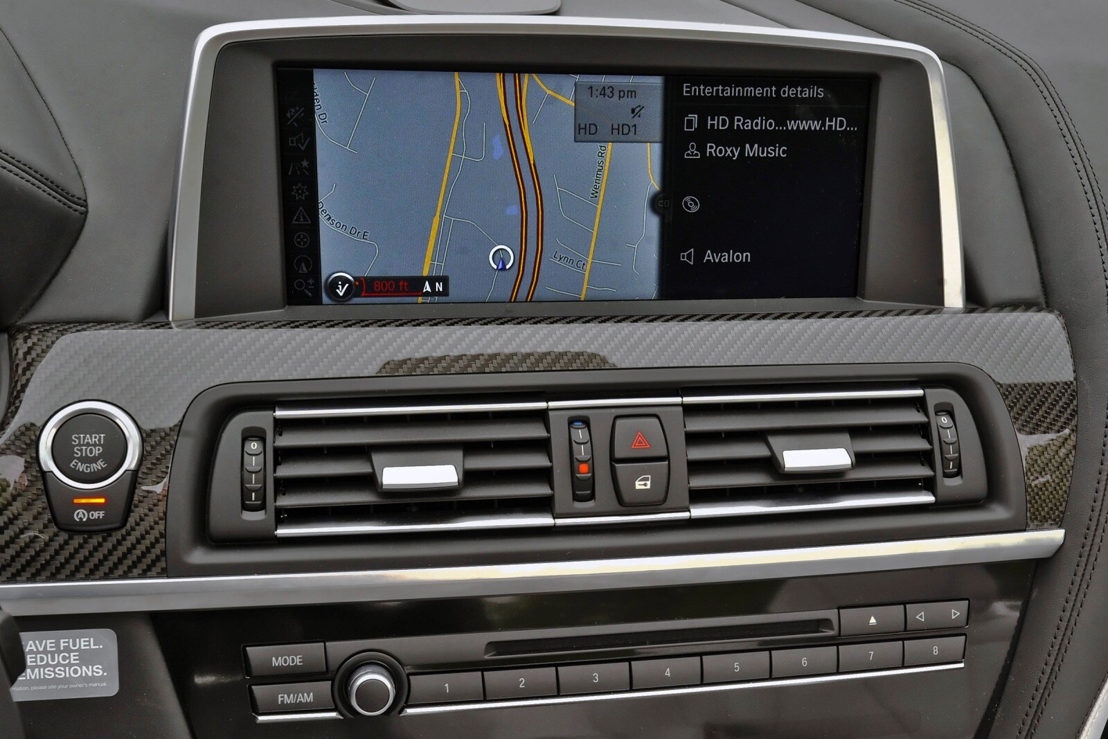 2017 Bmw M6 interior NAVSYS