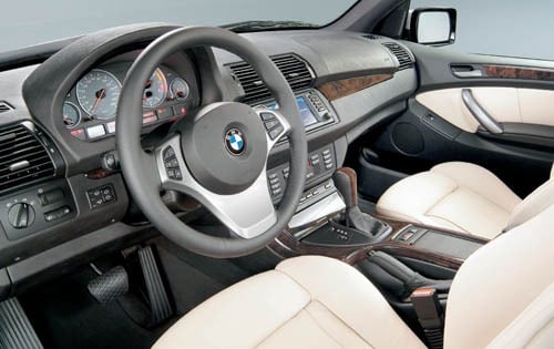 2006 BMW X5 interior DETAIL