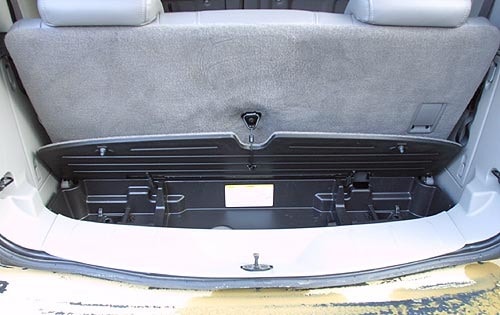 2002 Buick Rendezvous interior DETAIL