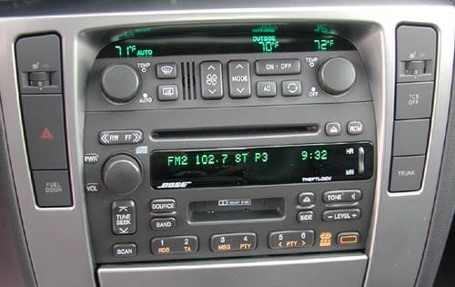 2000 Cadillac Catera interior CC