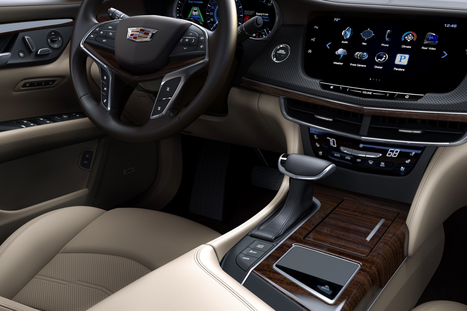 2016 Cadillac CT6 interior DETAIL