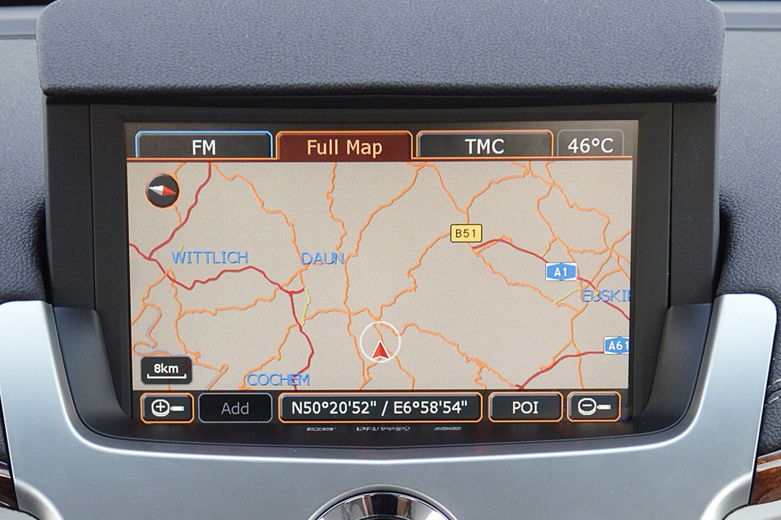 2010 Cadillac Cts interior NAVSYS