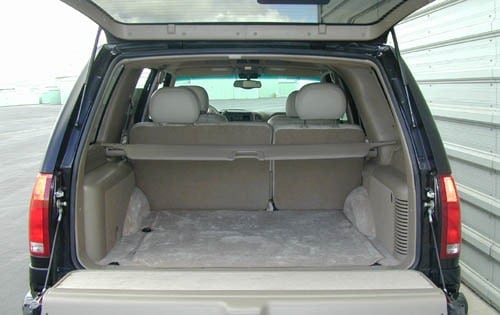 2000 Cadillac Escalade interior CARGO