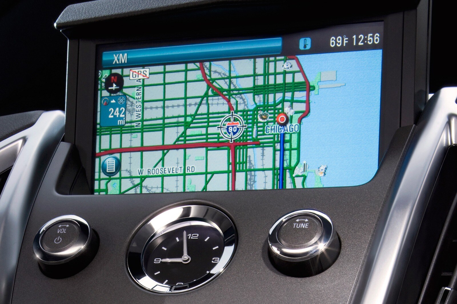 2010 Cadillac SRX front safety NAVSYS