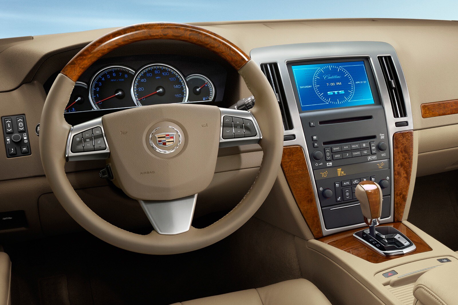 2008 Cadillac STS-V interior D