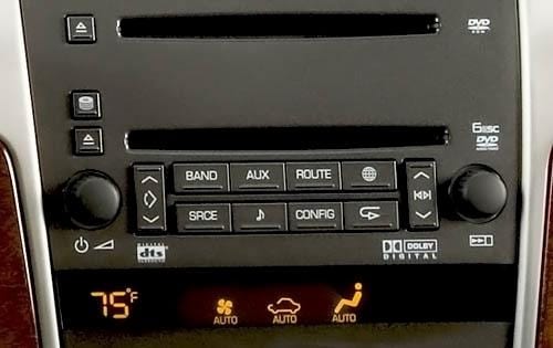 2011 Cadillac STS interior CC